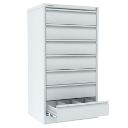 Картотечный шкаф ШК-7-3 формат А5 (148х210 мм) с мастер-системой [9921]