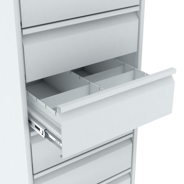 Картотечный шкаф ШК-7-3 формат А5 (148х210 мм) с мастер-системой [9921]