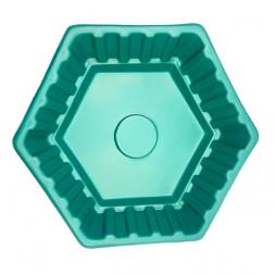 Клумба "Шестигранная М" зеленая