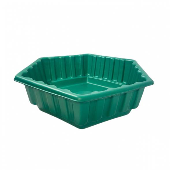 Клумба "Шестигранная М" зеленая