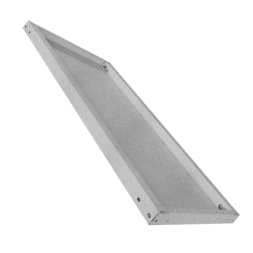 Полка металлическая для стеллажей Практик MS U 120х60, 1200x600 мм, серебристый [S24799305458]