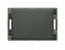 Ящик пластиковый поворотно-вкладываемый с зацепами для пакетов, 600х400х300 мм, зеленый [12.480.70 (KD6430.2)]