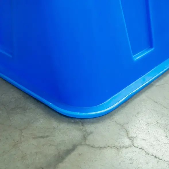 Ванна пластиковая пищевая с крышкой KN, 600 л, 1.2 г/см³, HDPE, синий [121207.0600.601.000]