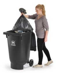 Контейнер для мусора 240 литров, Henkel, сферическое дно