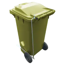 Мусорный контейнер 120л. на 2 колесах с педалью арт. 23.C21