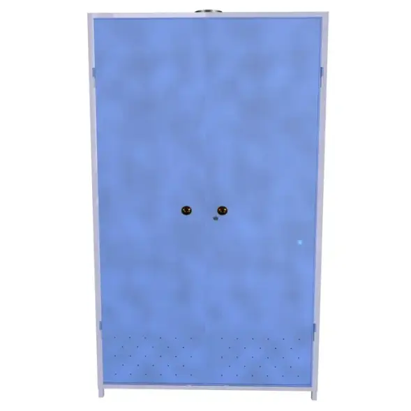 Шкаф для аккумуляторов ШМА-07 1160x650x2030 мм Синий