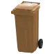 Мусорный контейнер 120л. на 2 колесах арт. 23.C29
