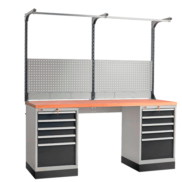 Верстак промышленный ВС-200-09 с экраном ВС-200-03 [17625]