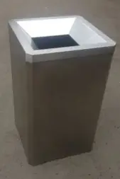 Урна Рондо, 440х440х740, шлифованная, с емкостью 75 л