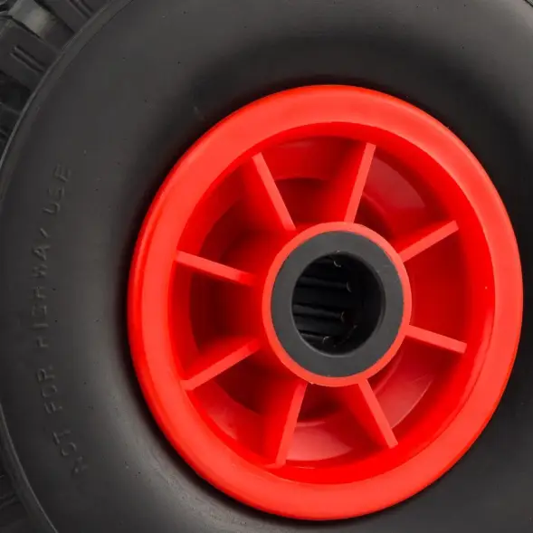 Колесо Стелла-техник 1120-255-3 диаметр 260мм, вспененный полиуретан, игольчатый подшипник под ось 25мм, грузоподъемность 70кг