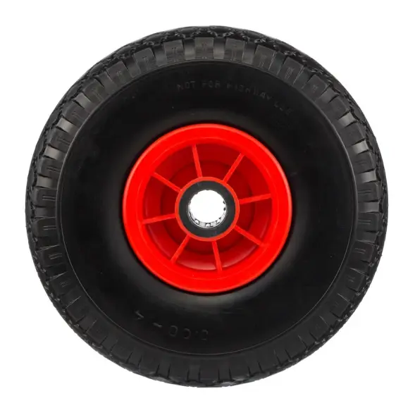 Колесо Стелла-техник 1120-255-3 диаметр 260мм, вспененный полиуретан, игольчатый подшипник под ось 25мм, грузоподъемность 70кг