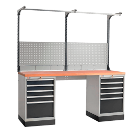 Верстак промышленный ВС-200-09 с экраном ВС-200-03 [17626]