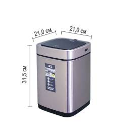 Сенсорное ведро EKO,  6 литров (На аккумуляторах)