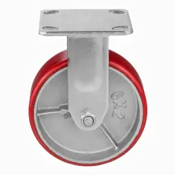 Колесо полиуретановое Стелла-техник 1041-152 неповоротное, диаметр 152мм, грузоподъемность 360кг