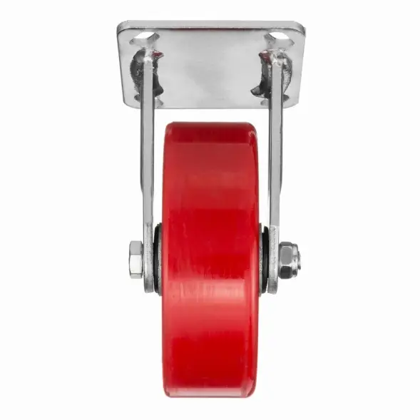 Колесо полиуретановое Стелла-техник 1041-152 неповоротное, диаметр 152мм, грузоподъемность 360кг