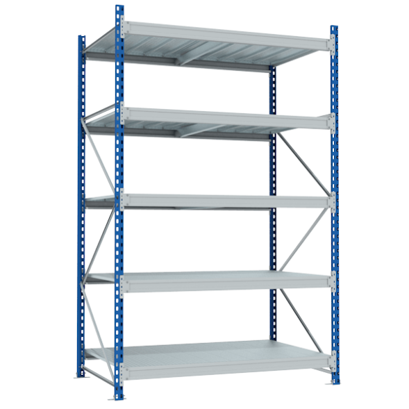 Стеллаж среднегрузовой SGR 2500x1500x1000 [14726]