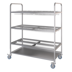 Тележка для тарелок и стаканов 1200x600x1440 [16027]