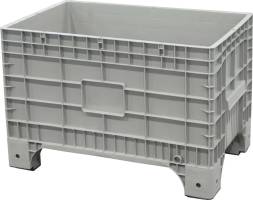 Крупногабаритный сплошной пластиковый контейнер на ножках Big Box, 1017х636х673 мм, синий [1017636673-00]