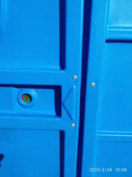 Туалетная кабина «Стандарт КК Люкс» с пластиковым поддоном