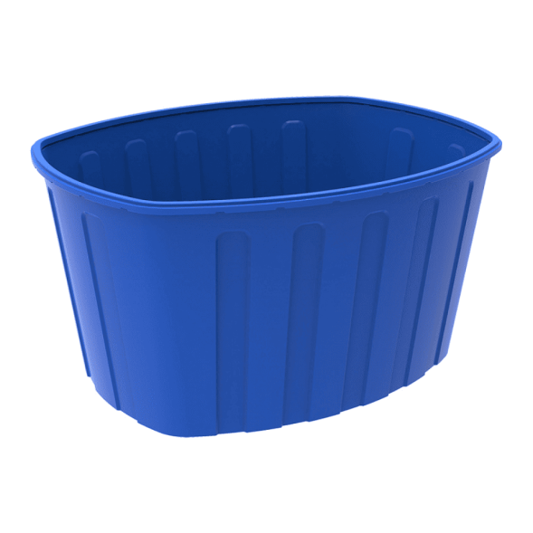 Ванна пластиковая пищевая О, 1000 л, HDPE, синий [131.1000.601.0]