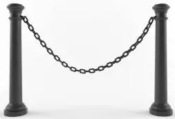 Столбик чугунный С-6