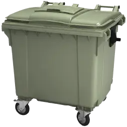 Мусорный контейнер 660л. на колесах с опцией "крышка в крышке"