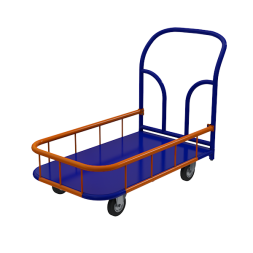 Тележка платформенная с бортом ТПБ 3 1000x600x700 [16229]