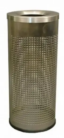 Урна Атриум, шлифованная, кольцо под пакет, 50 л