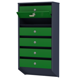 Ящик почтовый 6-секционный серия Базис Премиум [11929]