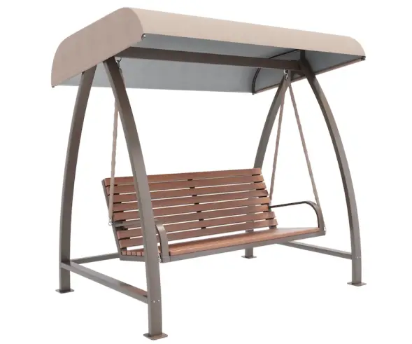 Качели садово-парковые «Анталья» с навесом