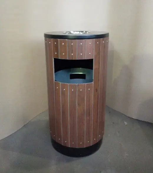 Урна-пепельница Wood Лайт, с пепельницей, 47 л