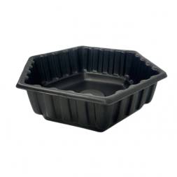 Клумба "Шестигранная М" черная