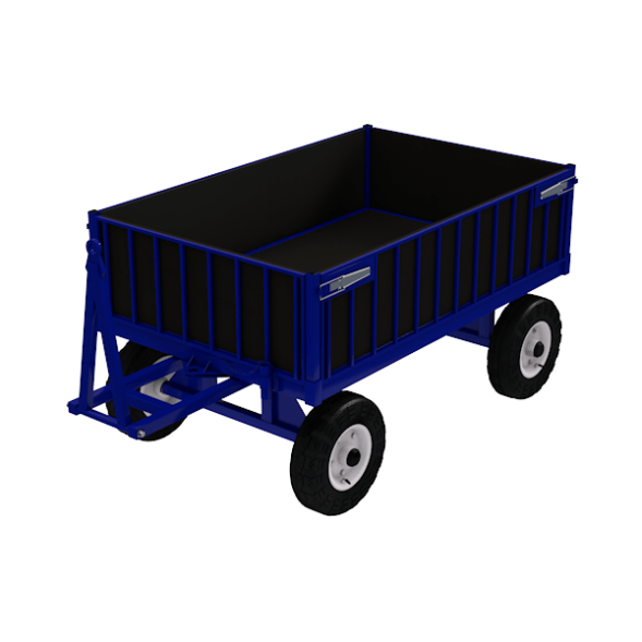 Тележка с фанерным настилом и бортами БТ 1 ЦБ [15931]