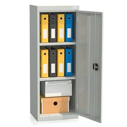 Шкаф архивный ШХА-50(50) 1850x490x500 мм Светло-серый