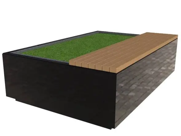 Цветочница с лавочкой «Испанский квартал»