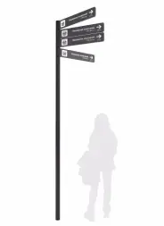 Указатель «Яуза» А 2.0 с табличками 8 табличек