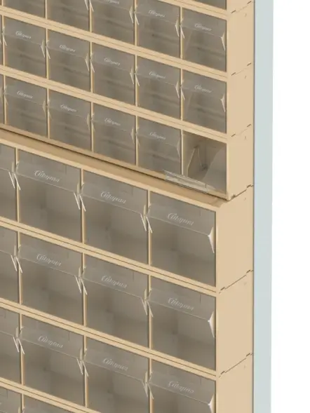 Стойка бежевая напольная Стелла-техник 405-09-05-03-B