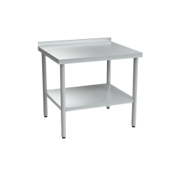 Стол из нержавеющей стали с бортом СР-П 870x950x800 [15232]
