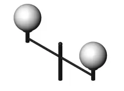 Стальной фонарный столб Т-30-2 со светильниками 4,961 м