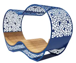 Скамейка стальная «Филигран Инфинити»