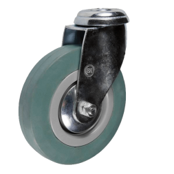 Колесо аппаратное с креплением под болт 125 мм (площадка М10) [10133]