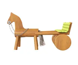 Игровой элемент ARTWOOD «Лошадка с повозкой»