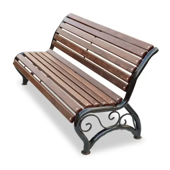 Скамейка стальная «Афина УНИ» 3,0 м (3 опоры)