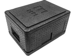 Термобокс пенополипропиленовый с крышкой STP Pro, 400х300х220 мм, 14 л, 55 кг/м3