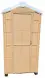 Туалетная кабина «ЛЮКС СТАНДАРТ МД» с деревянным поддоном