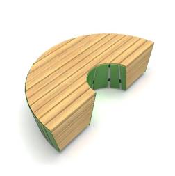 Модульная скамейка «Экополис-4»