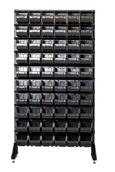 Стеллаж с пластиковыми ящиками 1801-0/0/10 CH