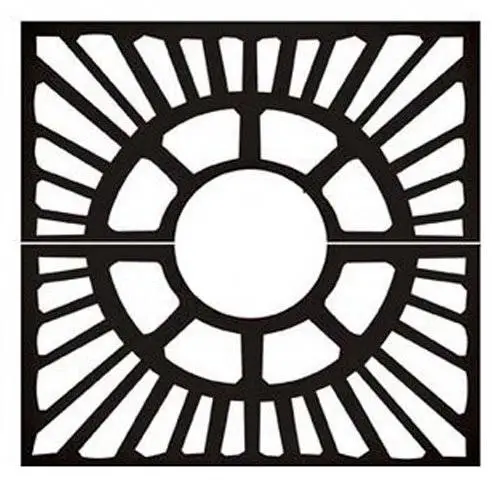 Приствольная решётка (квадратная) Р-10