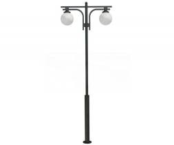 Стальной фонарный столб Т-03-2 со светильниками