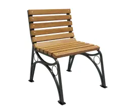 Скамейка стальная «Бульвар» без подлокотников 3,0 м (3 опоры)